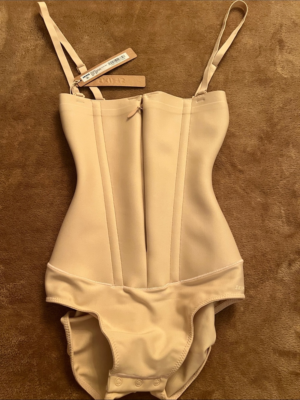 Skims Body Core Sculpt Waist Trainer Thong Sand